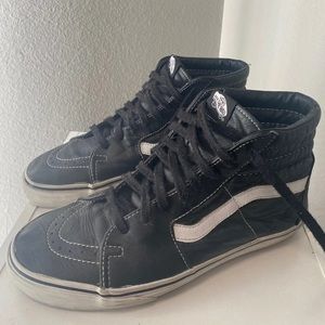 Leather Hi-Top Vans